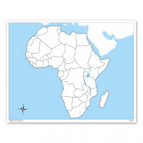 Afrika, Arbeitskarte