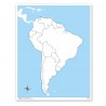 Zuid-Amerika, werkkaart