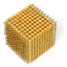 Gouden 1000-kubus, losse kunststofkralen
