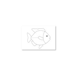 Fisch: Zeichenpapier DIN A6, 200 Blätter