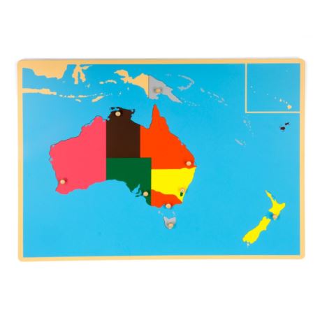 Puzzlekarte Australien
