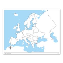 Europa, Arbeitskarte