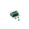Kunststoffdose mit grünen Perlen: 100 Stück