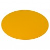 Werkmat, geel vilt, 30 cm.