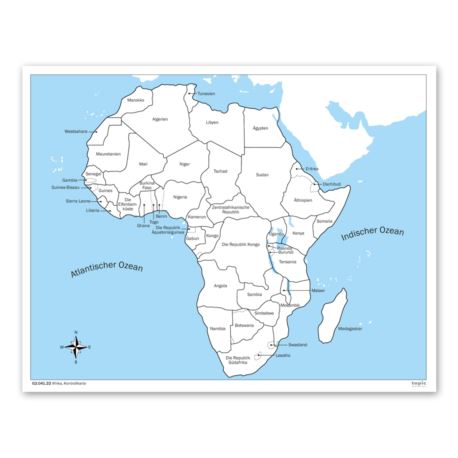 Kontrollkarte Afrika, DE