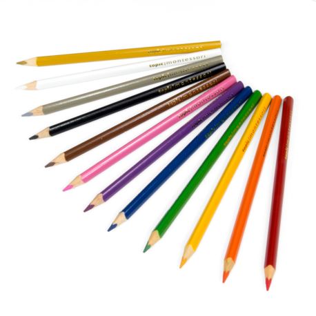 Bleistifte, Satz von 12 Farben
