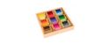 Farbtäfelchen: Schattierung mit 9 Farben, Seide