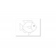 Fisch: Zeichenpapier DIN A6, 200 Blatt